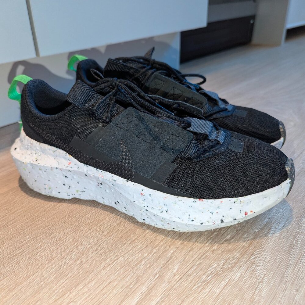Nike Crater Impact sneaker black off-white speckled Crater foam